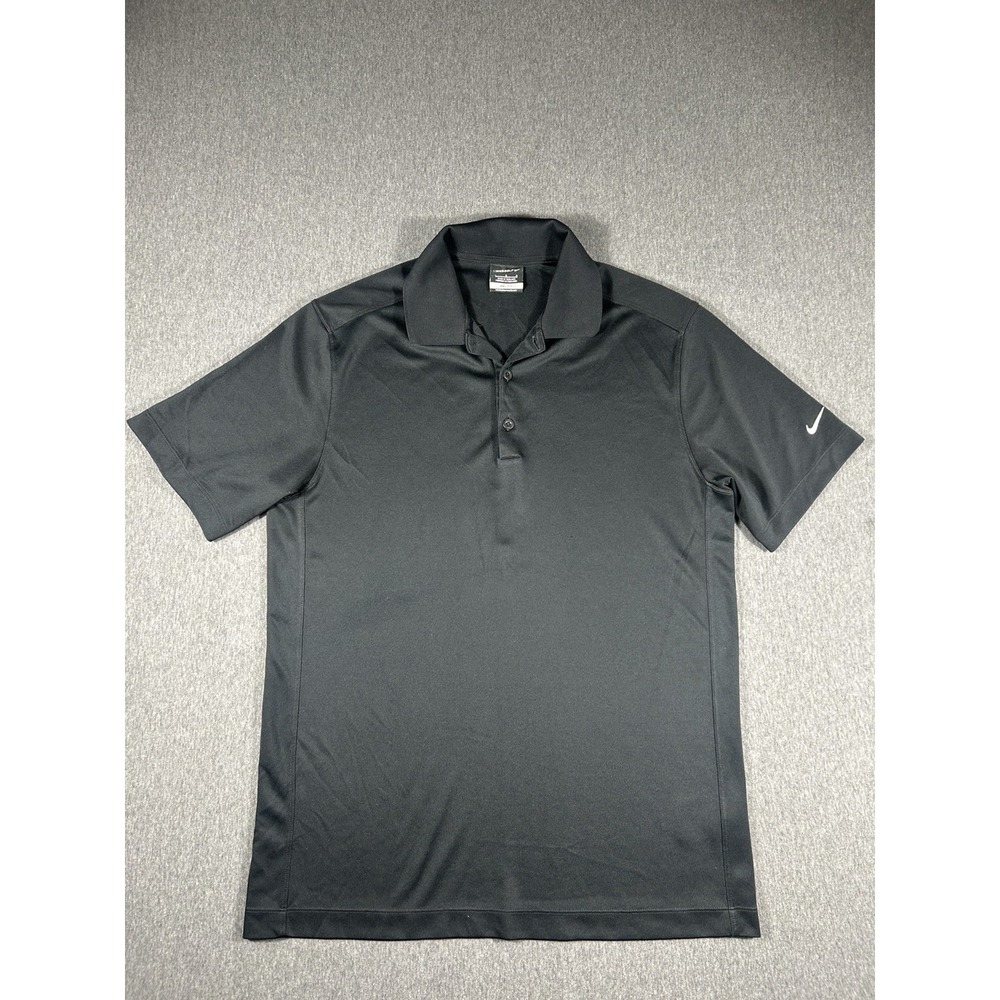 Nike Golf Men's Dri-FIT Tour Performance Short Sleeve Polo Shirt Black Large
